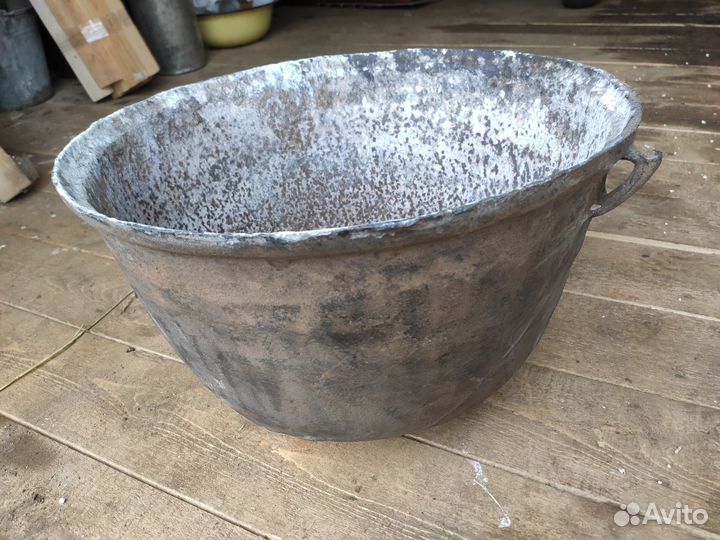Чан чугунный диаметр49см высота29см