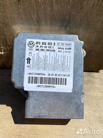 Блок управления Air BAG Audi A6 C6