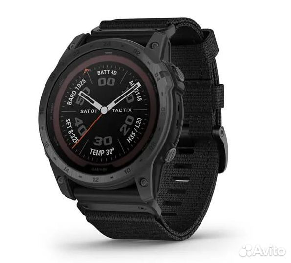 Часы Garmin Tactix 7 Pro с черным нейлоновым