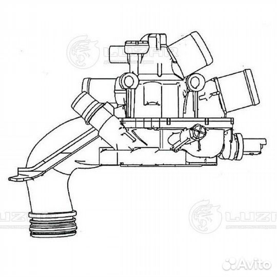 Термостат Citroen C4 (2010-2013) luzar LT2070