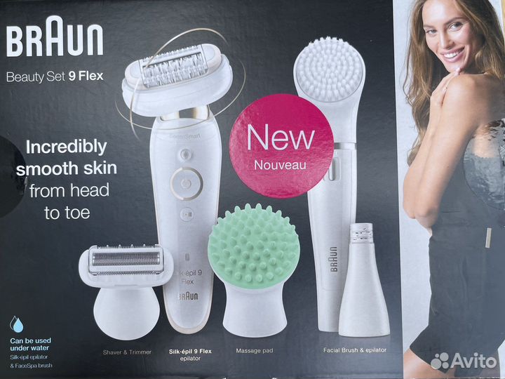 Прибор для ухода за лицом Braun новый