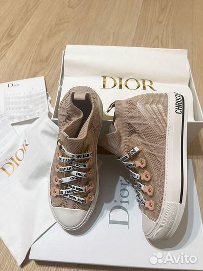 Dior высокие кроссовки Lux