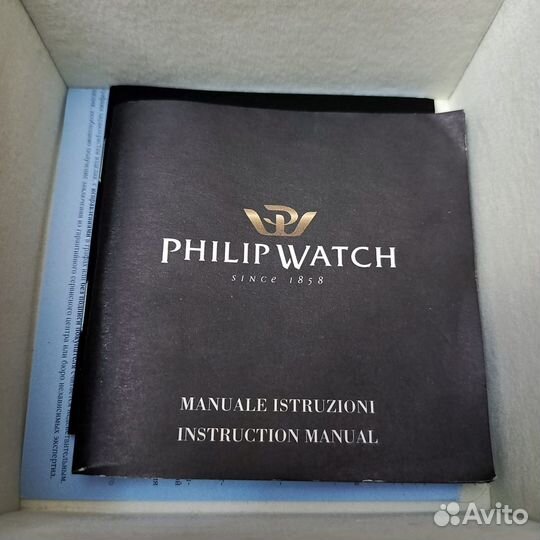 Часы мужские Philip Watch Швейцария хронограф квар