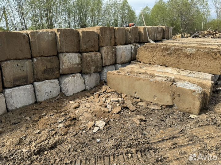 Блоки бетонные фбс