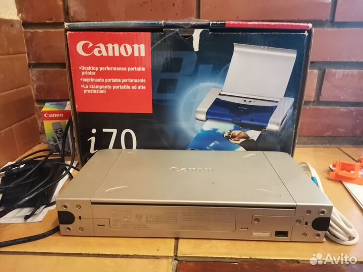 Цветной фото принтер canon bubble jet printer i70