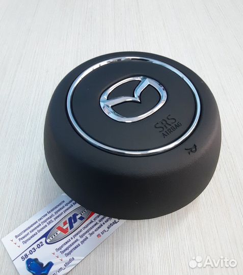 Крышка в руль Mazda 3 хром