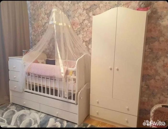 Детская кроватка 3 в 1