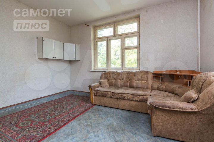 Комната 17,6 м² в 1-к., 2/2 эт.