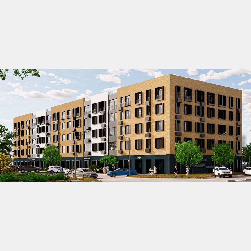 2-к. квартира, 60,3 м², 2/5 эт.