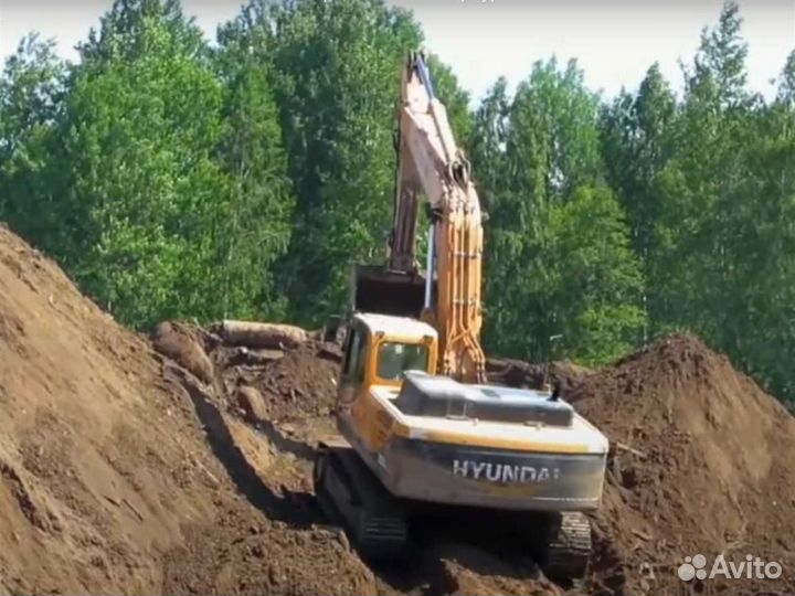 Аренда гусеничного экскаватора. Быстрая доставка