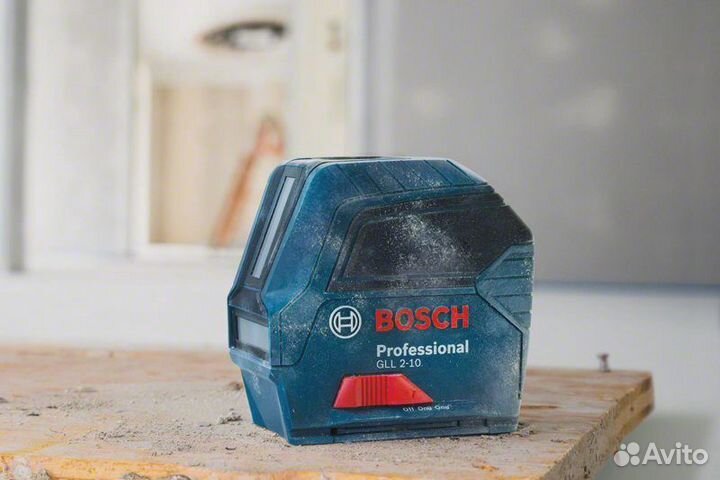 Нивелир лазерн. Bosch GLL 2-10 Professional 2кл.лаз. цв.луч. красный 2луч. (0601063L00)