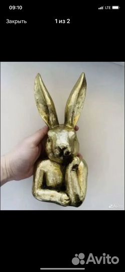 Заяц кролик фигурка