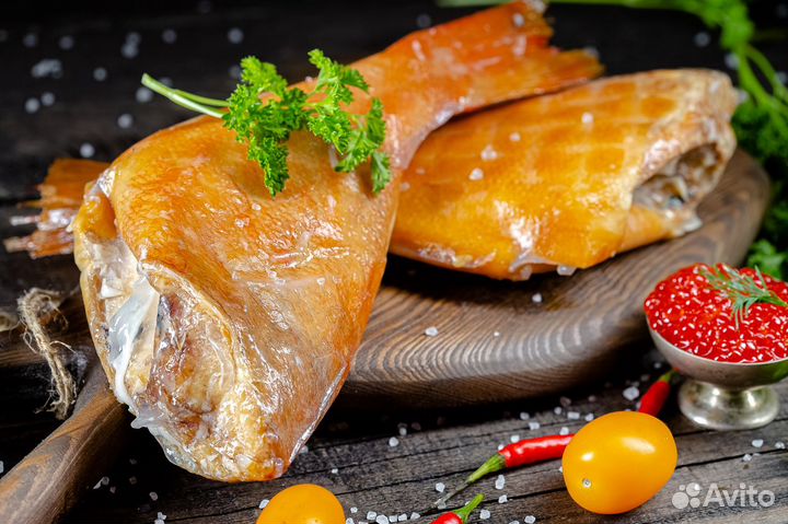 Окунь копченый. Рыба с производства в спб
