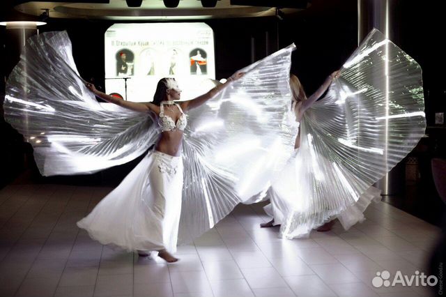 Костюм танец живота со Светящимися крыльями