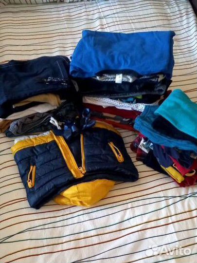 Вещи пакетом на мальчика 110 116