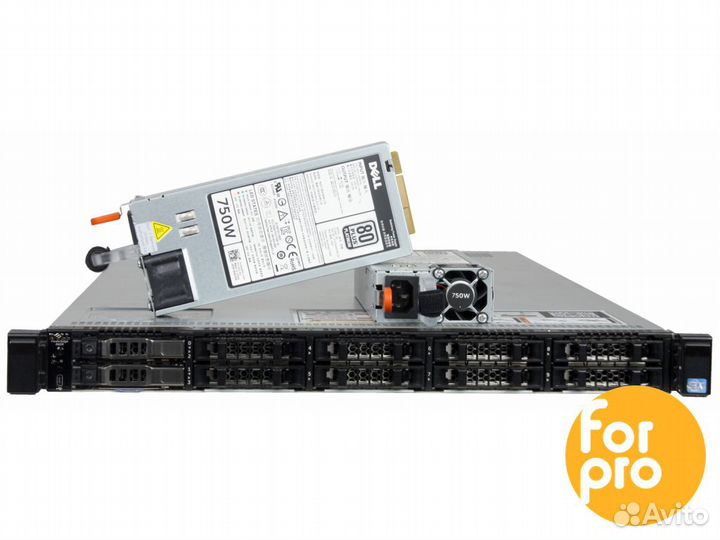 Сервер dell R620 10SFF 2xE5-2680v2 96GB, H710p