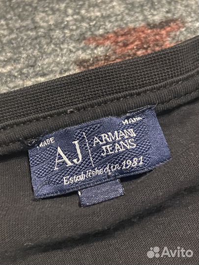 Футболка Armani Jeans оригинал черная