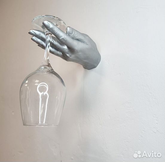 Скульптура держатель бокала/настенный декор