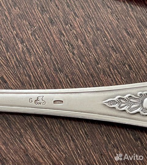 Серебряные столовые ложки