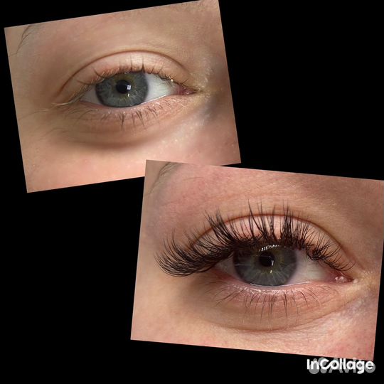 Наращивание ресниц, маникюр