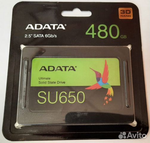 SSD adata SU650 Ultimate 480 Gb новый