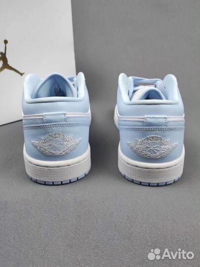 Кроссовки nike air jordan 1 low (light blue )