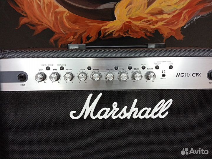 Комбоусилитель гитарный Marshall MG101CFX новый