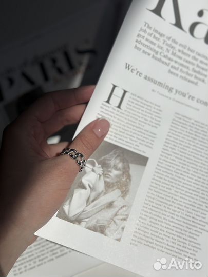 Кольцо бижутерия