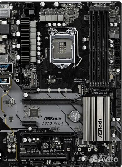 Материнская плата Asrock Z 370 pro 4