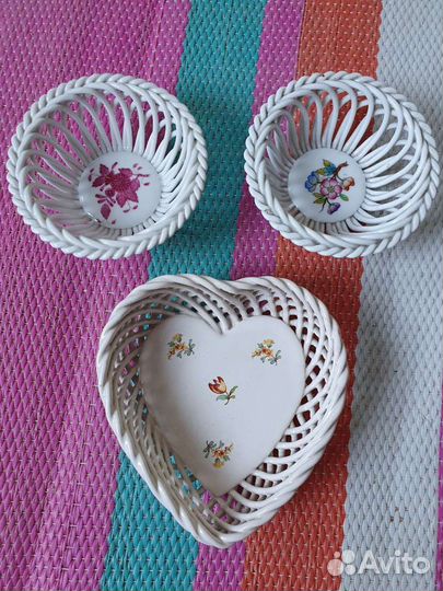 Фарфоровые розетки Херенд