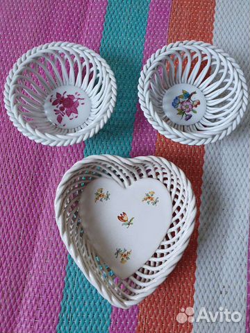 Фарфоровые розетки Херенд