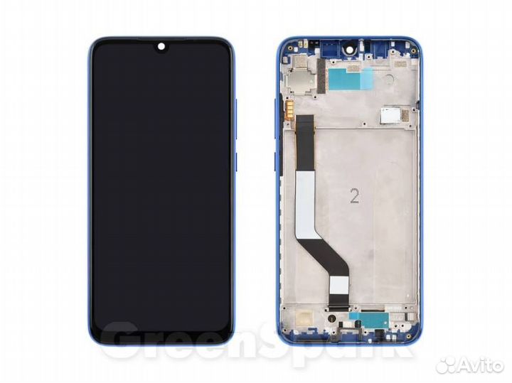 Дисплей для Xiaomi Redmi Note 7/Note 7S в рамке +