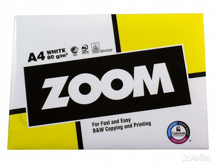 Бумага Zoom А4