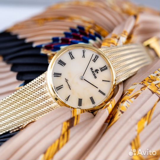 Оригинал Rado Lepordeluxe Мраморный циферблат