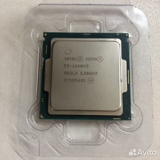 Процессор intel xeon E3-1240V5