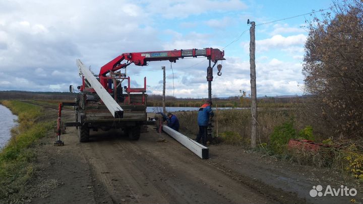 Бурение под опоры лэп
