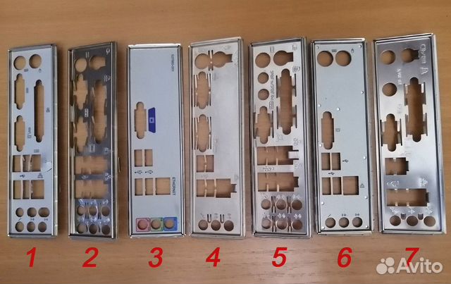 Задняя планка, заглушка для материнской платы