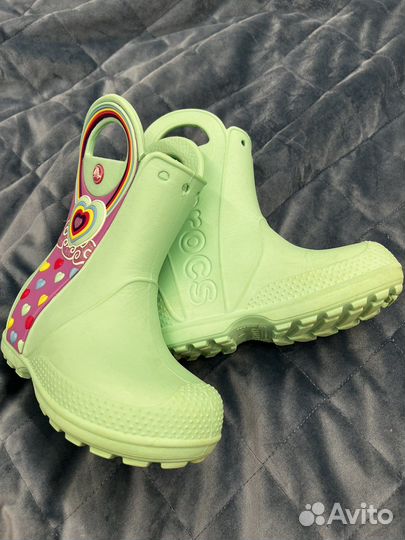 Резиновые сапоги crocs c8