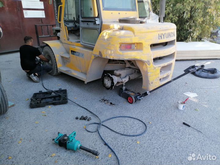 Грузовой выездной шиномонтаж