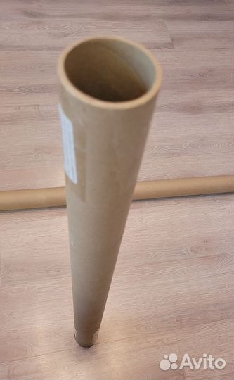 Тубус картонный с крышкой