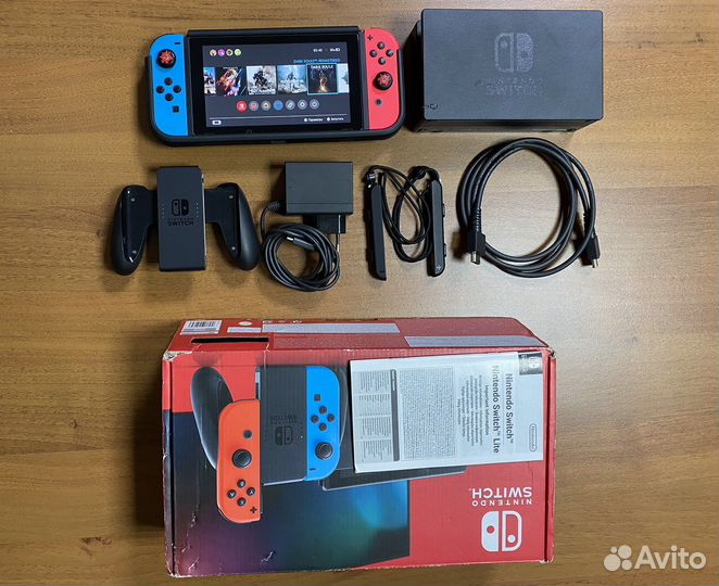 Nintendo switch rev 2. На чипе. Флешка 128gb