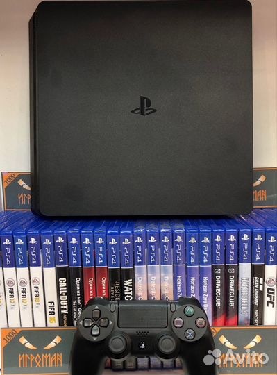 Игровая приставка PS4 Slim 1TB продажа/обмен