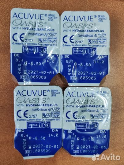 Линзы контактные acuvue oasys двухнедельные