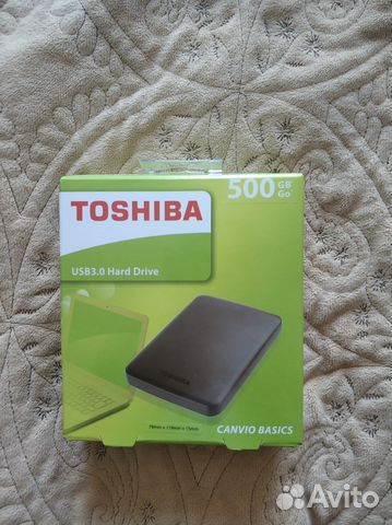 Внешний жесткий диск HDD Toshiba USB 3.0 500Gb