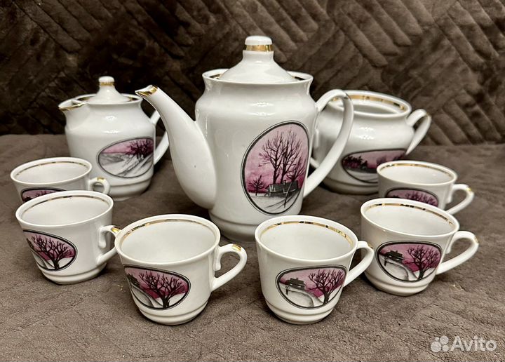 Сервиз кофейный винтаж СССР