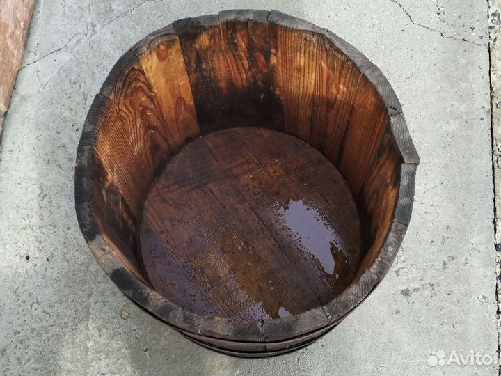 Бочка деревянная