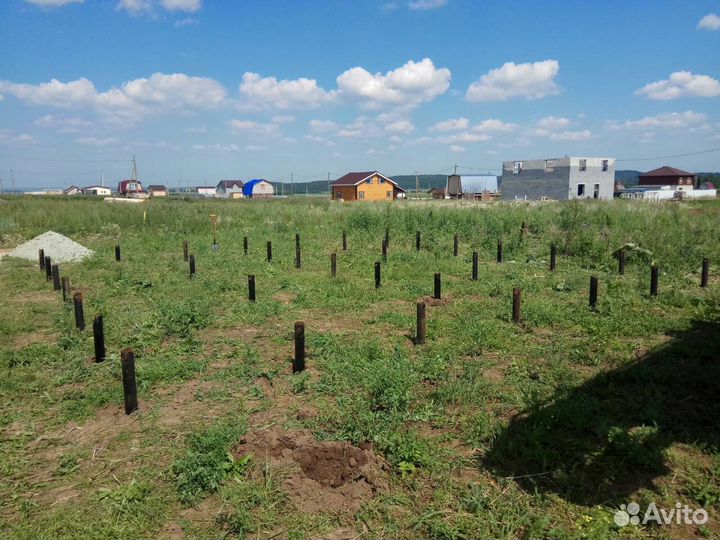 Винтовые сваи. Монтаж винтовых свай. Фундамент