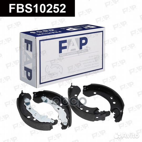 Колодки тормозные барабанные FBS10252 FAP