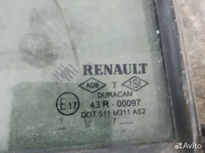 Форточка двери задняя правая Renault Symbol