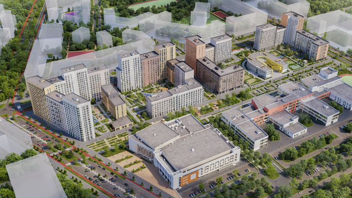 2-к. квартира, 64,3 м², 12/16 эт.